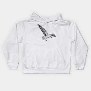 Seagull Print Kids Hoodie